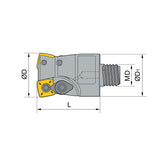 QCH series QCH-25/35-SDMT09-Q14/18-02/03 - Makotools Industrial Supply Tools for Metal Cutting